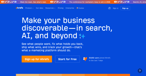 Ahrefs.com - Inteligencia Artificial (IA) - www.inteligenciaartificialia.es