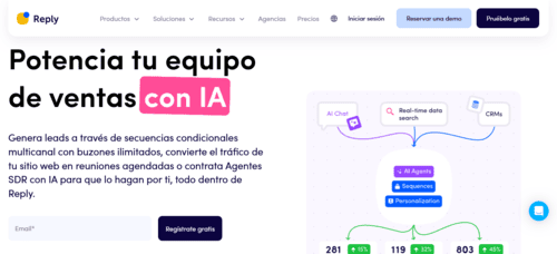 Reply.io - Inteligencia Artificial (IA) - www.inteligenciaartificialia.es
